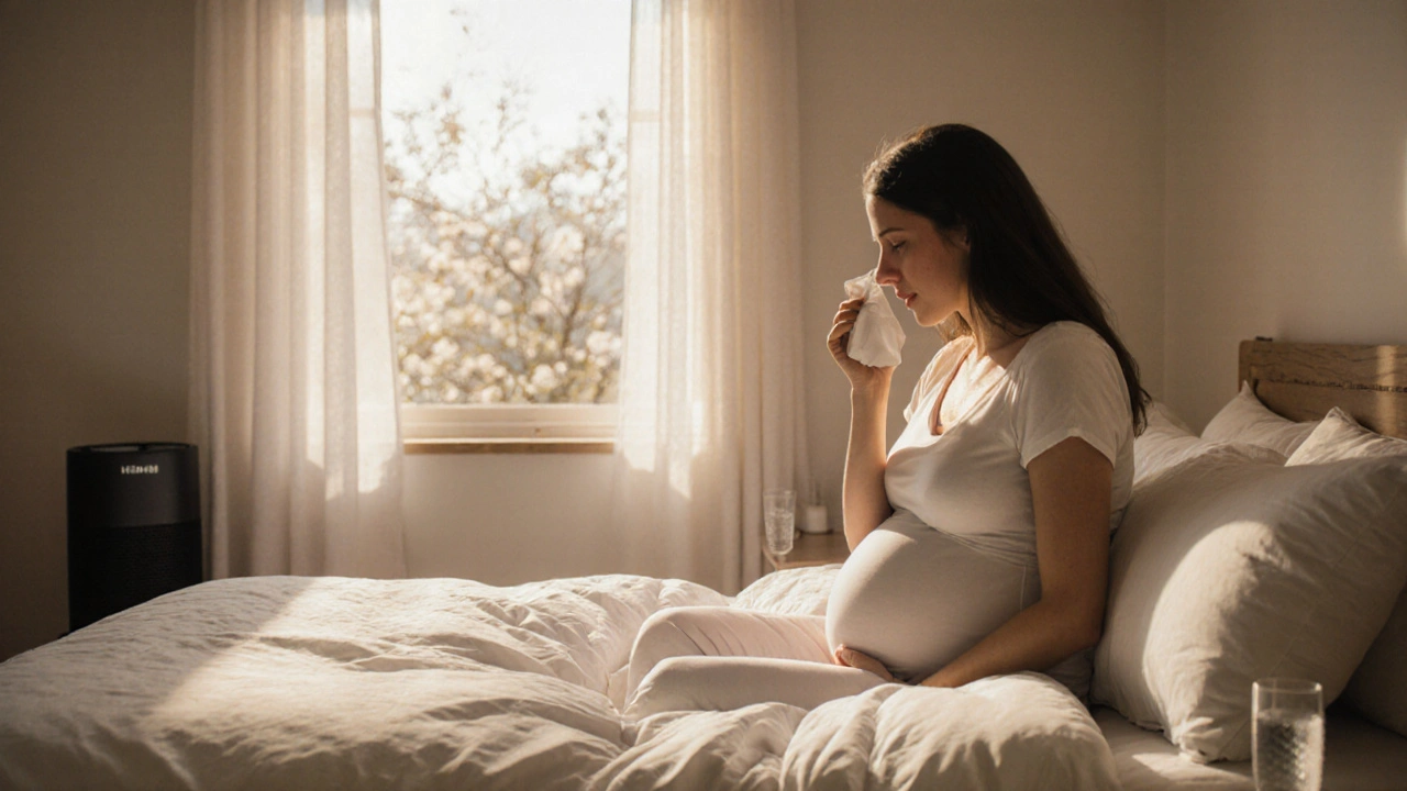 Managing Year-Round Allergies While Pregnant: Safe Tips & Treatments