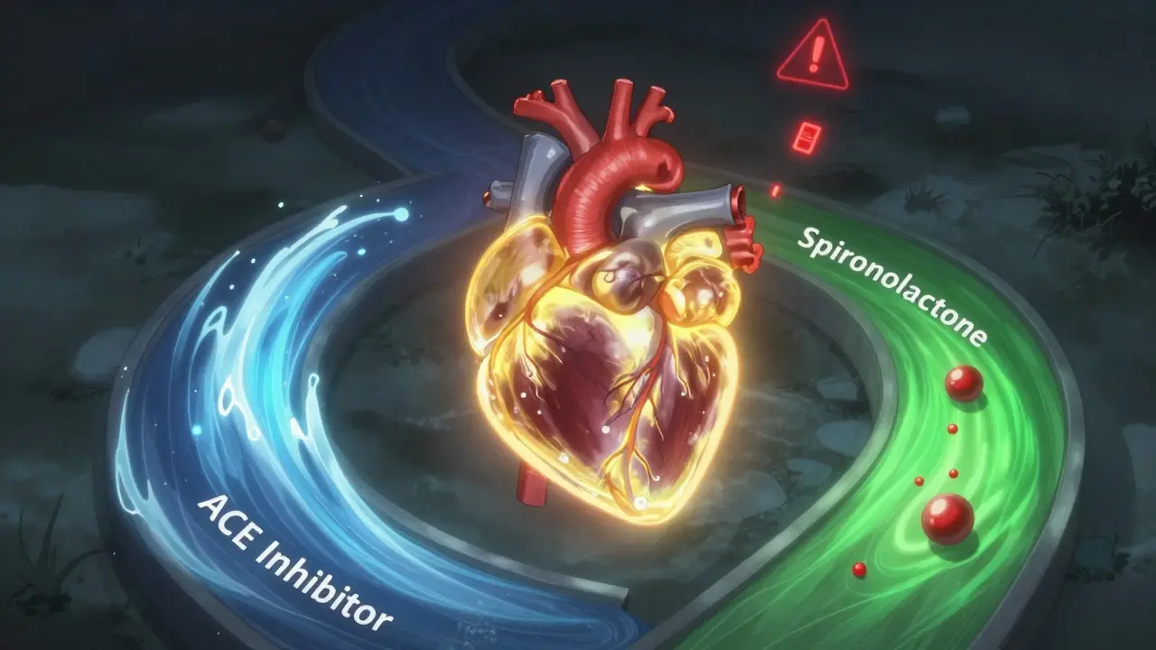 ACE Inhibitors with Spironolactone: What You Need to Know About Hyperkalemia Risk
